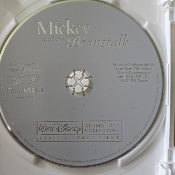 Disney Mickey and the Beanstalk DVD - Walt Disney Animation Collection - Picture 3 of 5